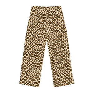 Womens Pajama Pants Leopard Print Cozy Loungewear Dipaliz - Pajamas