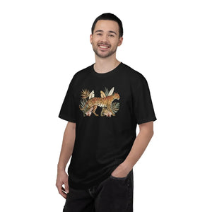 Leopard Garment-dyed T-shirt - Ring-spun Cotton - Dipaliz - T-shirts