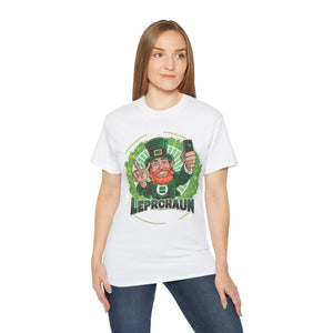 Cheerful Leprechaun Unisex Ultra Cotton Tee - Patricks Day - Dipaliz - T-shirts