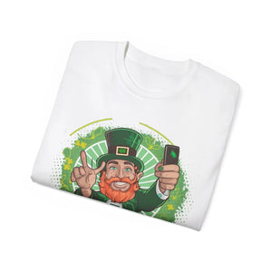 Cheerful Leprechaun Unisex Ultra Cotton Tee - Patricks Day - Dipaliz - T-shirts