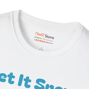 T-shirt - Unisex Softstyle Snowman Tee - Winter Cozy Style - Dipaliz