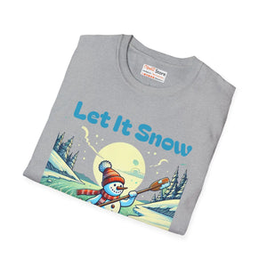 Softstyle Snowman Tee - Eco-friendly Winter Cotton - Dipaliz - T-shirts - s