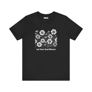 Soul Bloom Short Sleeve Tee - Tapered Shoulders - Dipaliz - T-shirts