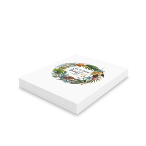 Vibrant Thanksgiving Greeting Cards - Matte Cardstock - Dipaliz - & Note