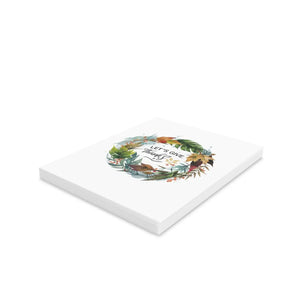 Vibrant Thanksgiving Greeting Cards - Matte Cardstock - Dipaliz - & Note