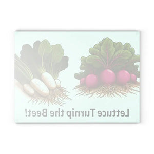 Glass Cutting Board - Vibrant Beet Design Textured Surface - Dipaliz - Boards