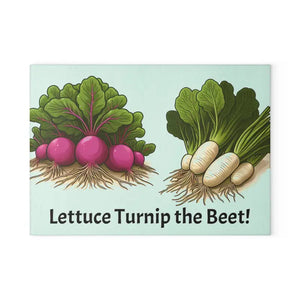 Glass Cutting Board - Vibrant Beet Design Textured Surface - Dipaliz - Boards