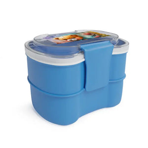 Teddy Bear Two Tier Bento Box - Cute Meal Prep Set - Dipaliz - one Size / Blue - Lunch Sets