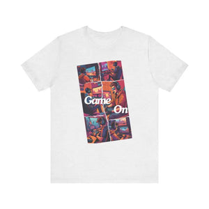 T-shirt - Game on Unisex Jersey Short Sleeve Tee - Dipaliz Ash / s