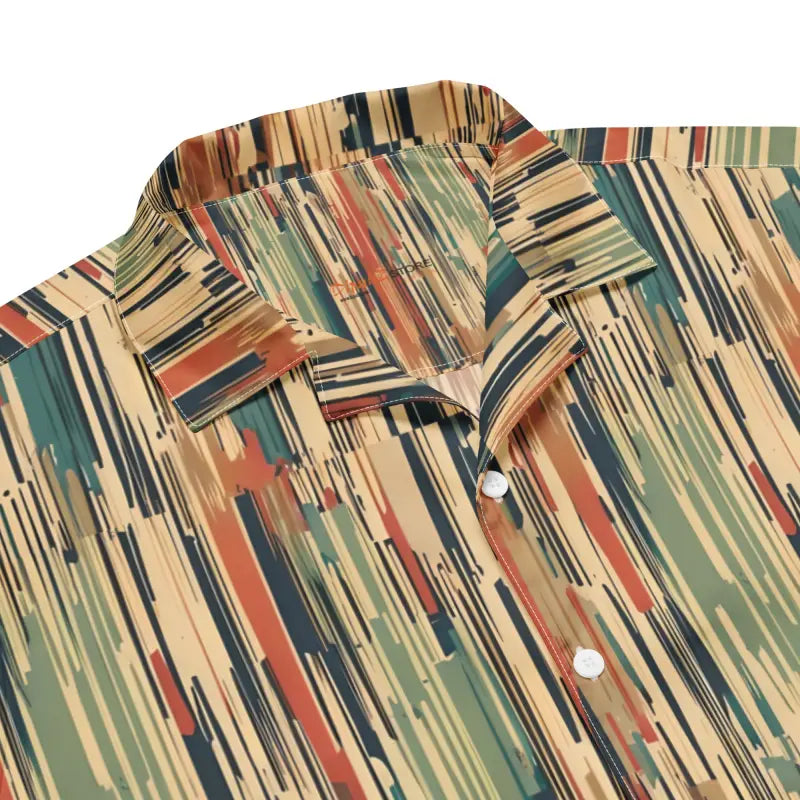 Trendsetter’s Multicolored Stripes Unisex Button Shirt