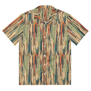 Stripes Unisex Button Shirt - Multicolored Eco Cool - Dipaliz - Shirts