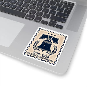 Liberty Bell 1776–2026 Commemorative Sticker 250 Years of Independence Kiss-cut - Decorative Stickers