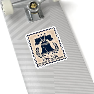 Liberty Bell 1776–2026 Commemorative Sticker 250 Years of Independence Kiss-cut - Decorative Stickers