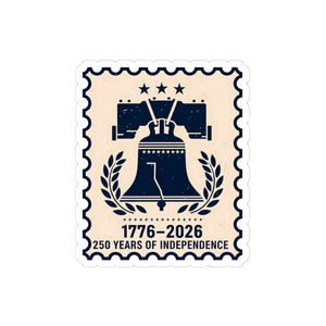 Liberty Bell 1776–2026 Commemorative Sticker 250 Years of Independence Kiss-cut - Decorative Stickers