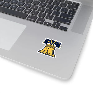 Liberty Bell Kiss-cut Sticker Historic Philadelphia Patriotic Decal - Decorative Stickers