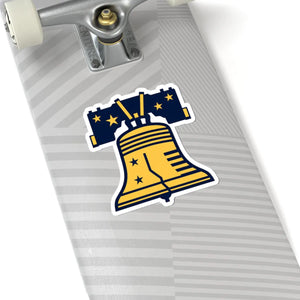 Liberty Bell Kiss-cut Sticker Historic Philadelphia Patriotic Decal - Decorative Stickers