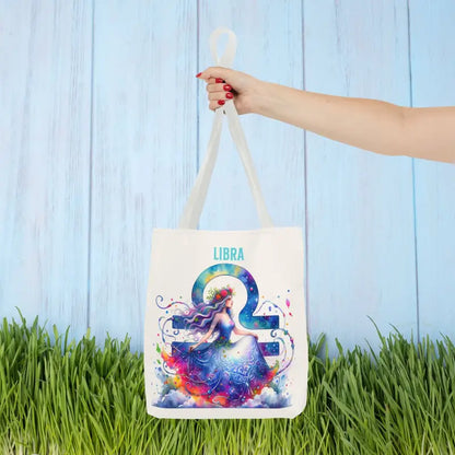 Stylish Libra Zodiac Aop Tote Bag in Three Versatile Sizes - 13’’ × / White Bags