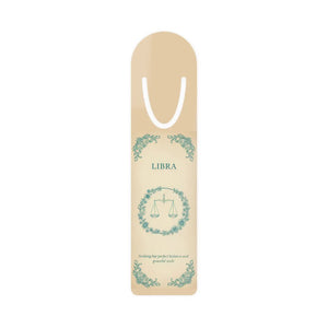 Libra Zodiac Bookmark – Elegant Astrological Scales Design - Bookmarks
