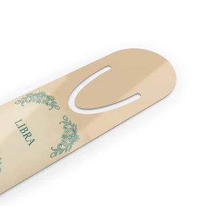 Libra Zodiac Bookmark – Elegant Astrological Scales Design - Bookmarks