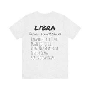 Libra Zodiac Unisex Jersey Short Sleeve Tee - Dipaliz - T-shirts