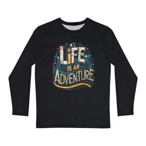 Brushed Long Sleeve Shirt Life is an Adventure - Dipaliz - T-shirts