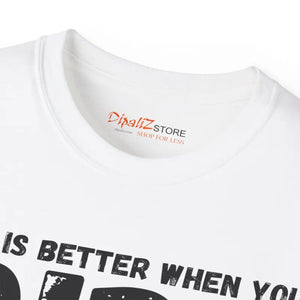 Unisex Ultra Cotton Tee - Motorcycle Freedom Rider Style - Dipaliz - T-shirts