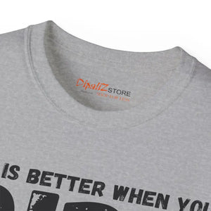 Unisex Ultra Cotton Tee - Motorcycle Freedom Rider Style - Dipaliz - T-shirts