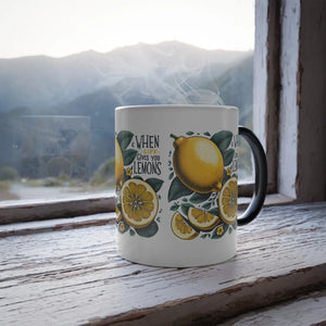 Magical Color Changing Lemon Mug - Ceramic 11oz - Dipaliz - Mugs