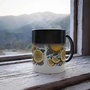 Magical Color Changing Lemon Mug - Ceramic 11oz - Dipaliz - Mugs