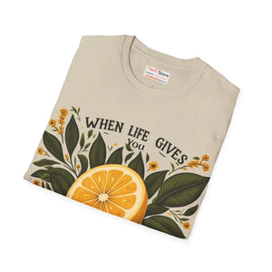 Inspirational Lemons Unisex Softstyle Tee Cotton Shirt - Dipaliz - T-shirts - s