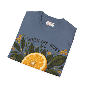 Inspirational Lemons Unisex Softstyle Tee Cotton Shirt - Dipaliz - T-shirts - s