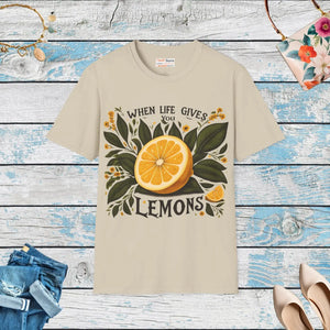 Inspirational Lemons Unisex Softstyle Tee Cotton Shirt - Dipaliz - T-shirts - s