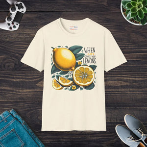 Softstyle Unisex Tee Lemon Twist Exclusive Dipaliz - T-shirts - s