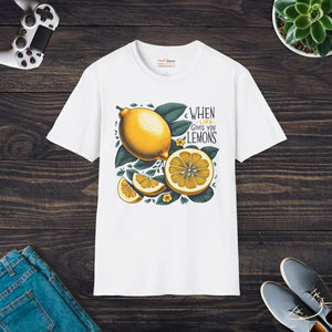 Softstyle Unisex Tee Lemon Twist Exclusive Dipaliz - T-shirts - s