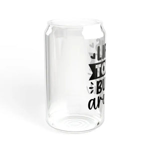 16oz Sipper Glass Life is Tough Bpa Free Tumbler - Dipaliz - Tumblers