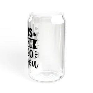 16oz Sipper Glass Life is Tough Bpa Free Tumbler - Dipaliz - Tumblers