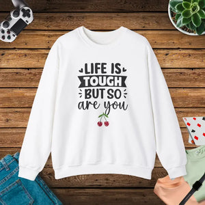 Heavy Blend Crewneck Sweatshirt - Adventure Ready Comfort - Dipaliz - White / s - Sweatshirts