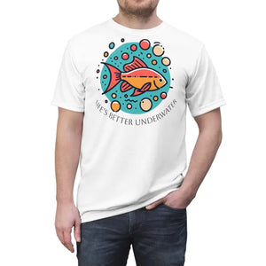 Underwater Unisex Tee - Ocean Vibes Sea Style Adventure - Dipaliz - T-shirts