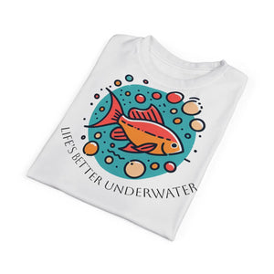 Vibrant Underwater Unisex Tee Ocean Vibes Casual - Dipaliz - T-shirts