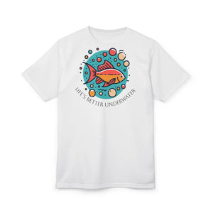 Vibrant Underwater Unisex Tee Ocean Vibes Casual - Dipaliz - T-shirts