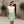 Light Floral Pattern on Green Women’s Mini Skirt - Skirts - Xs