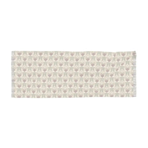 Light Floral Scarf – Delicate Vintage Tulip Pattern Lightweight Spring Accessory - Scarves & Shawls