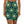 Light Green Pattern Mini Skirt Stretch Comfort - Dipaliz - Xs / Black Stitching - Skirts
