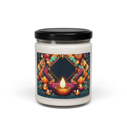 Illuminate Bliss with Scented Soy Diwali Diya Candles - Apple Harvest / 9oz Home Decor