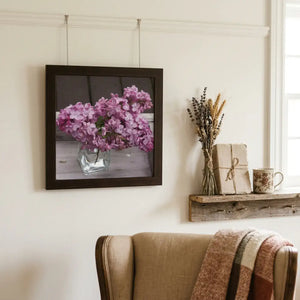Dipaliz lilacs framed poster floral wall art - prints