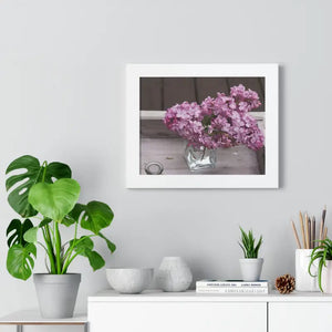 Lilacs Gallery Canvas - Framed Horizontal Poster Art - Dipaliz - Posters Prints & Visual Artwork