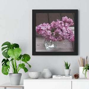 Lilacs Gallery Canvas - Framed Horizontal Poster Art - Dipaliz - Posters Prints & Visual Artwork