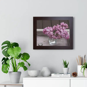 Lilacs Gallery Canvas - Framed Horizontal Poster Art - Dipaliz - Posters Prints & Visual Artwork