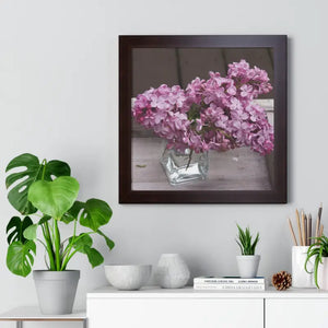 Lilacs Gallery Canvas - Framed Horizontal Poster Art - Dipaliz - Posters Prints & Visual Artwork