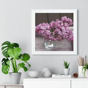 Lilacs Gallery Canvas - Framed Horizontal Poster Art - Dipaliz - Posters Prints & Visual Artwork